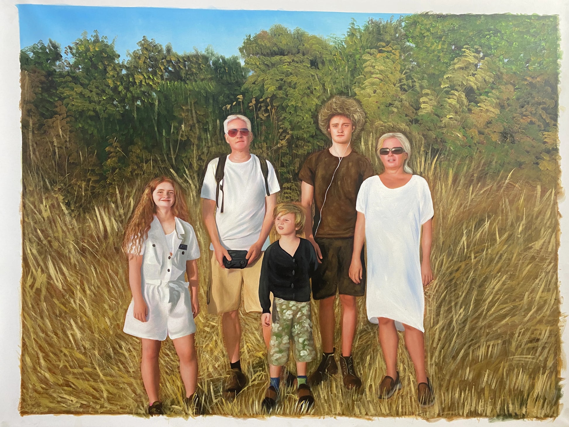 Custom Family Portrait from Photo Acrylic