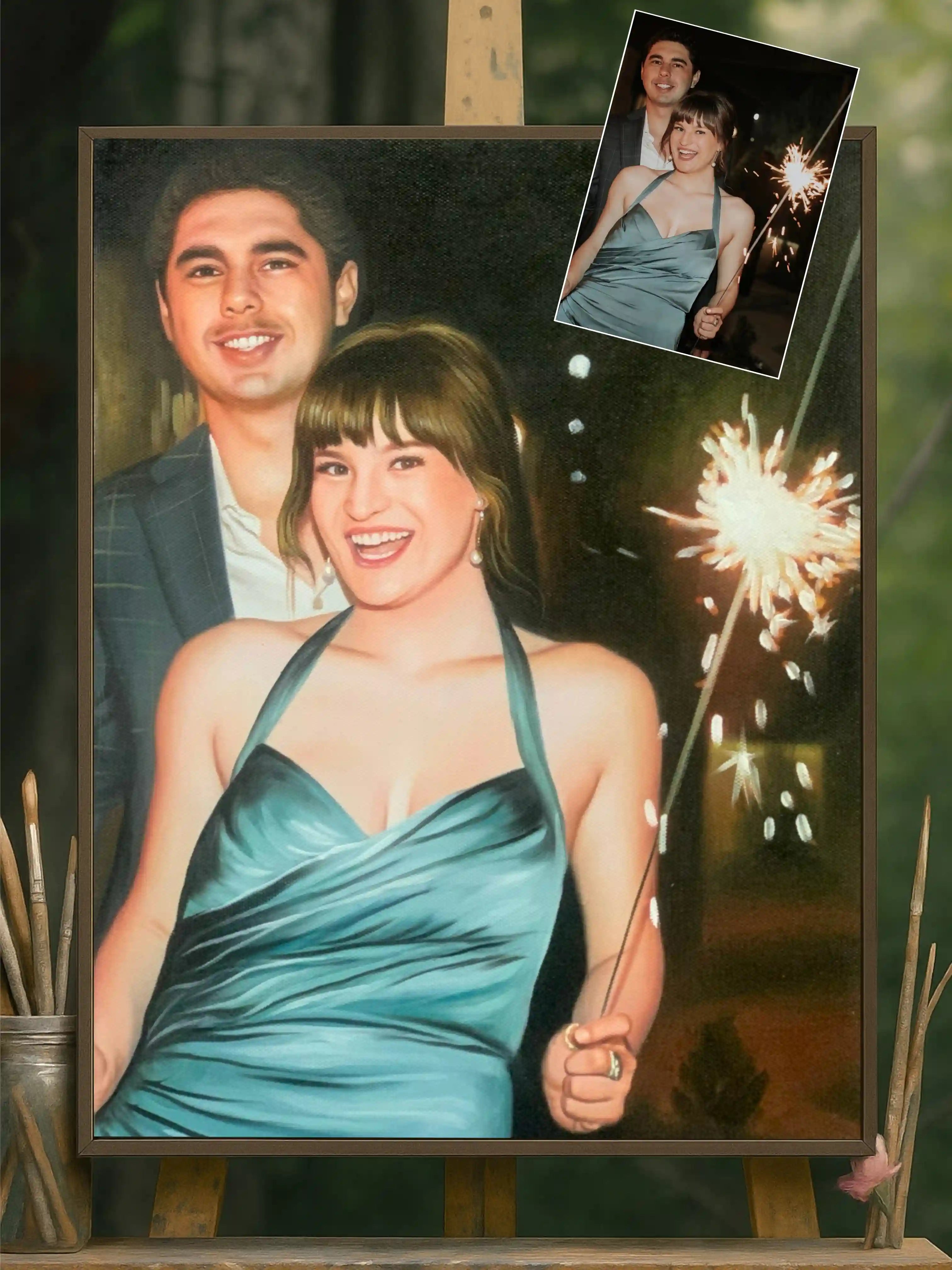 Couple Portrait from Photo