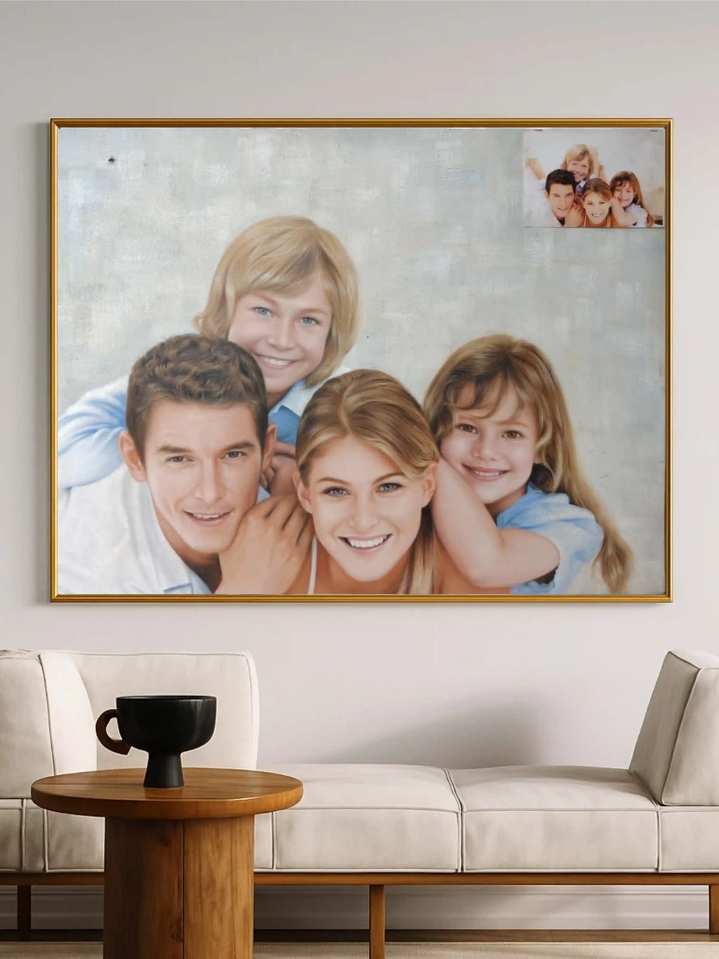 Family Portrait from Photo