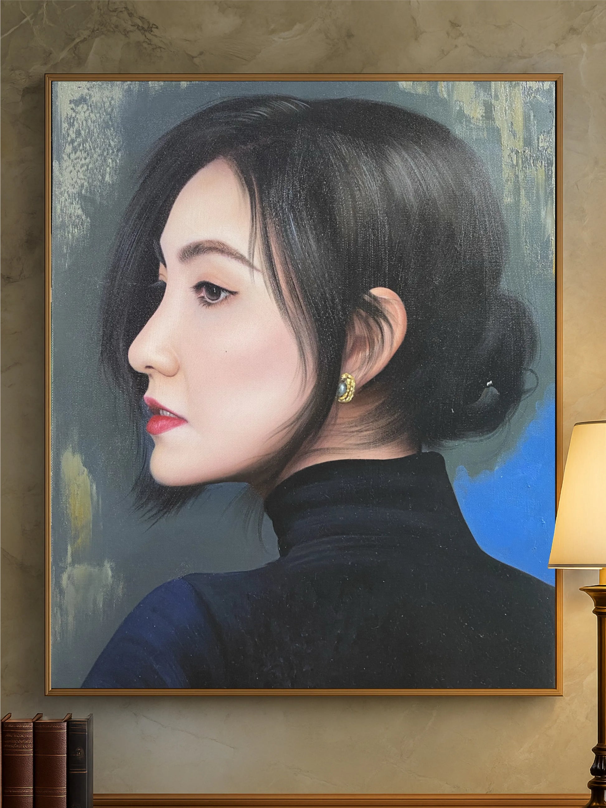 Custom Oil Painting Portrait on Canvas