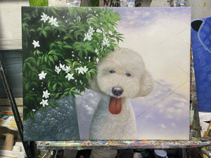 Pet Lost Gift Hand-painted Oil Painting
