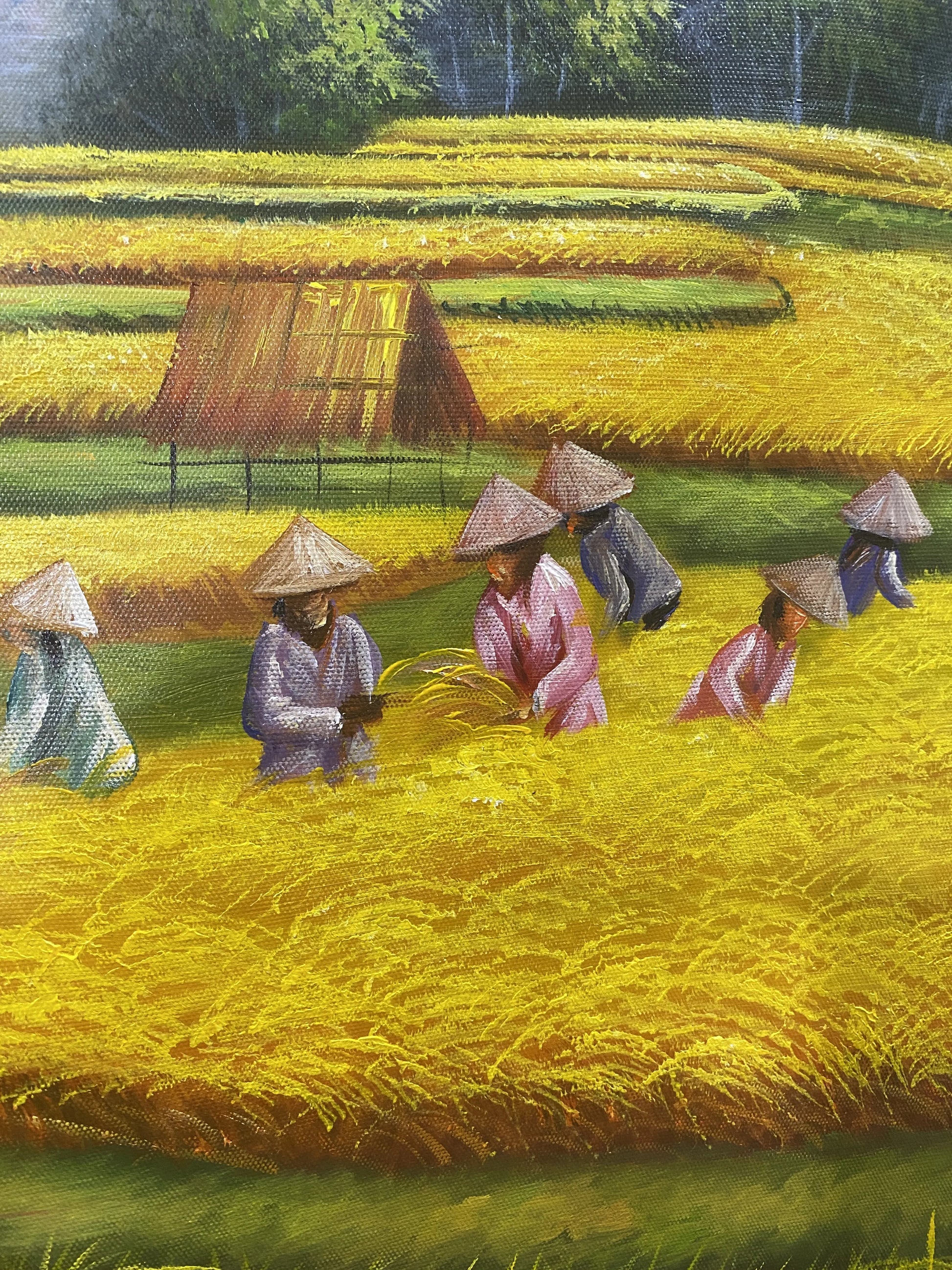 Golden Fields Landscape Wall Decor