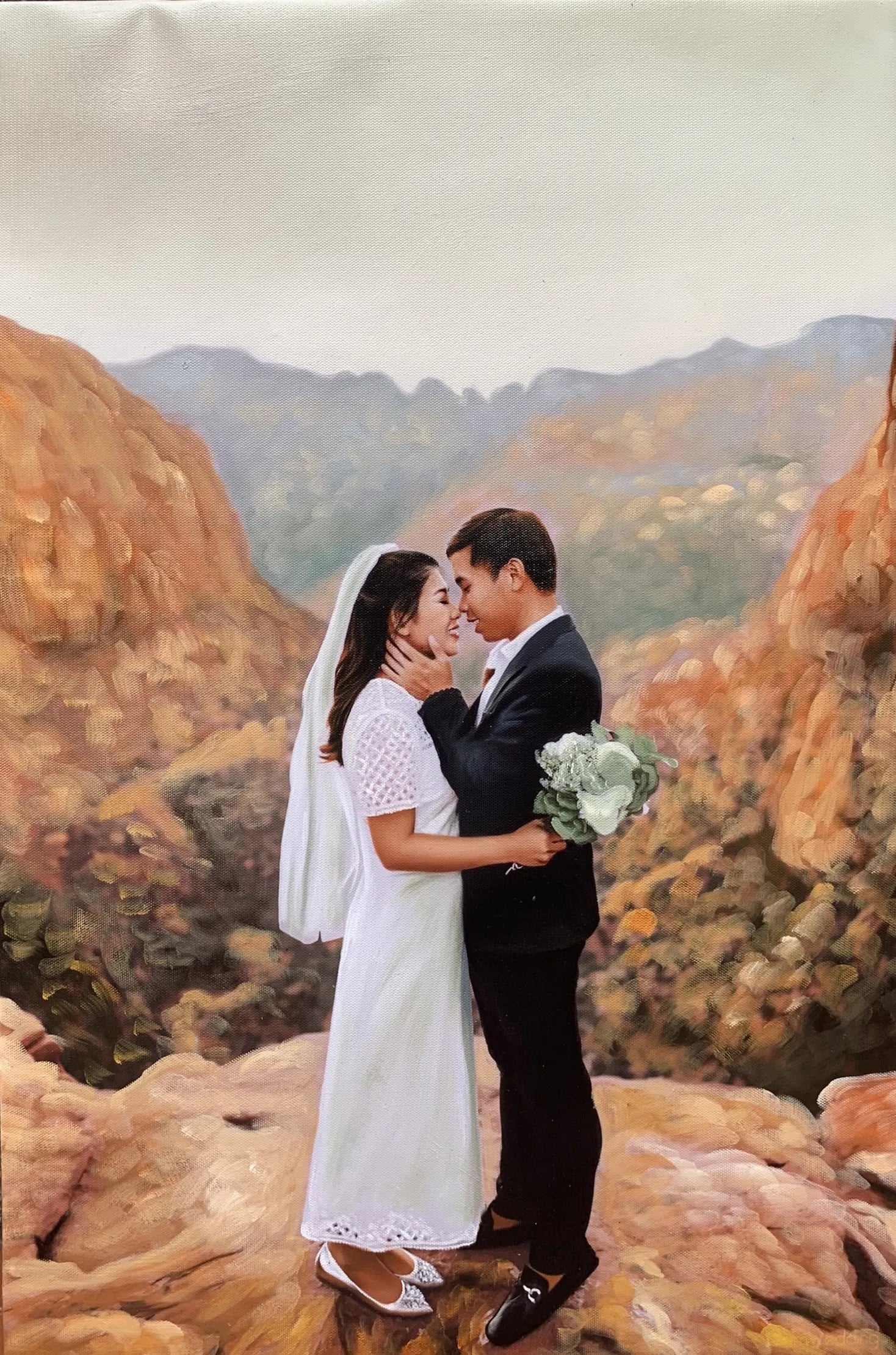 Wedding Ceremony Artwork for Lovely Couple