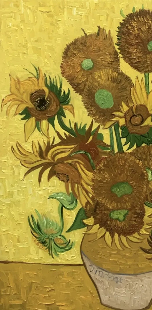 Sunflower by Van Gogh Reproduce on Canvas