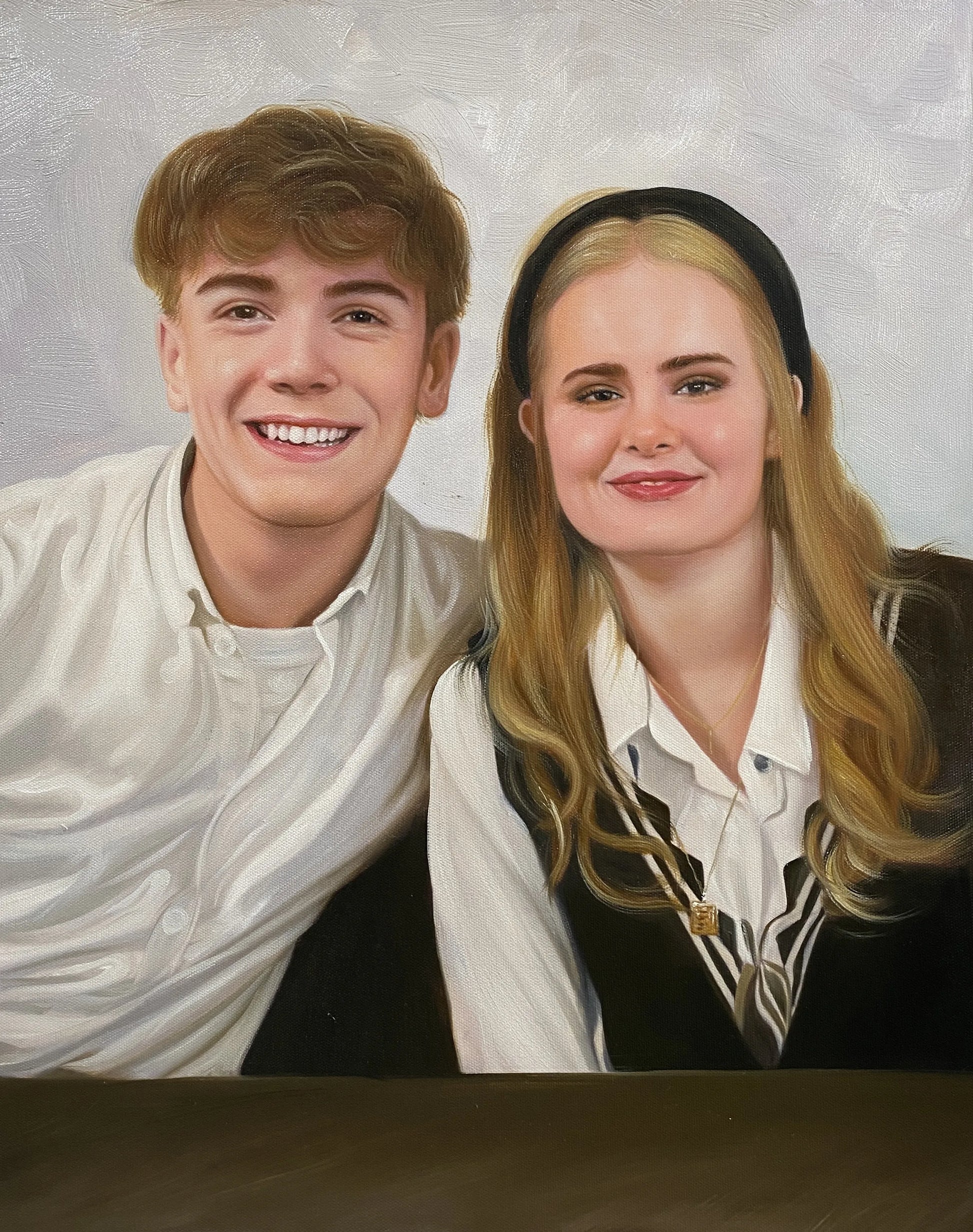 Custom Lovely Couple Painting from Photo