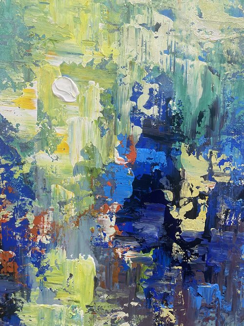 Abstract Colorful 3d Texture Wall Art