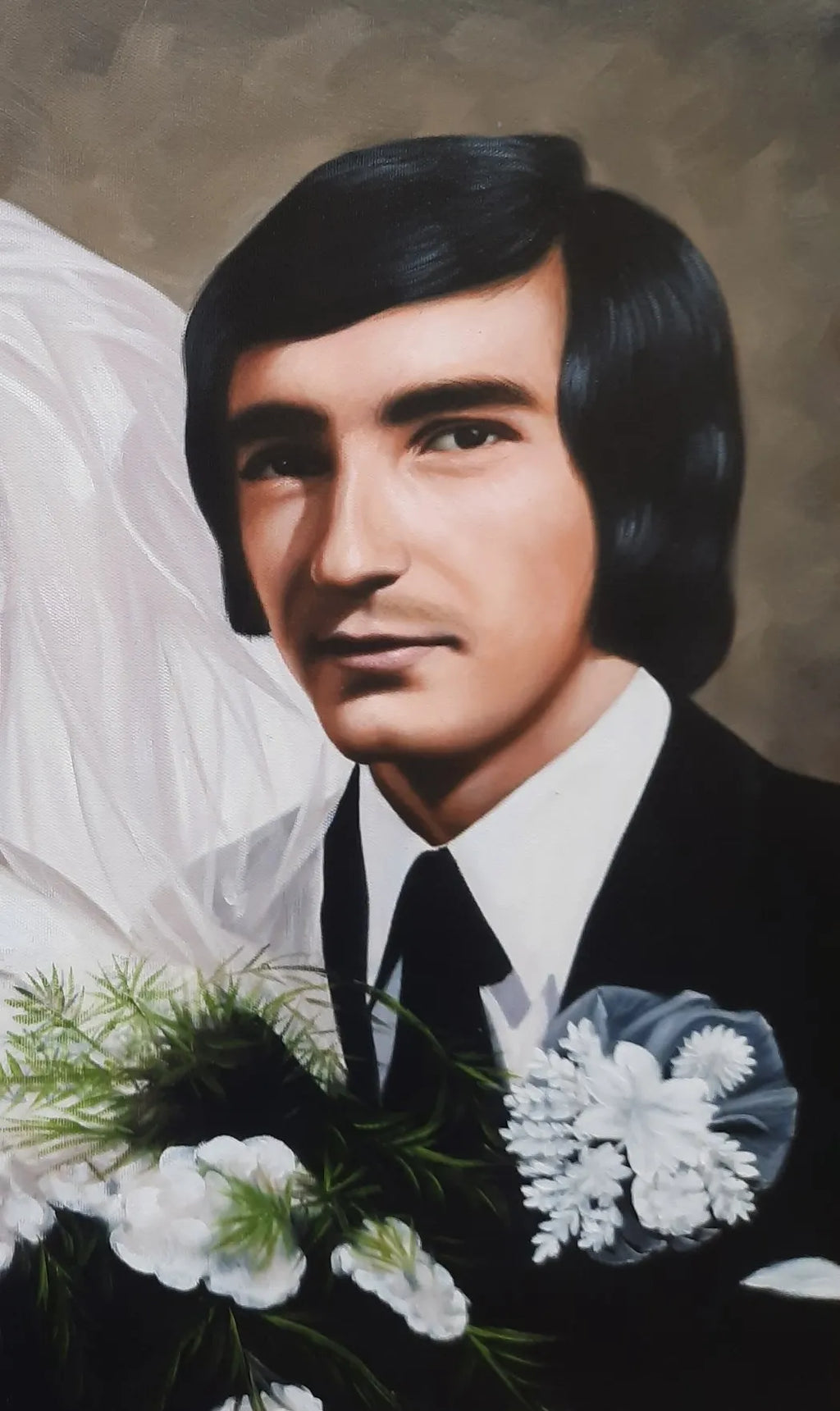 Wedding Oil Painting from Photo