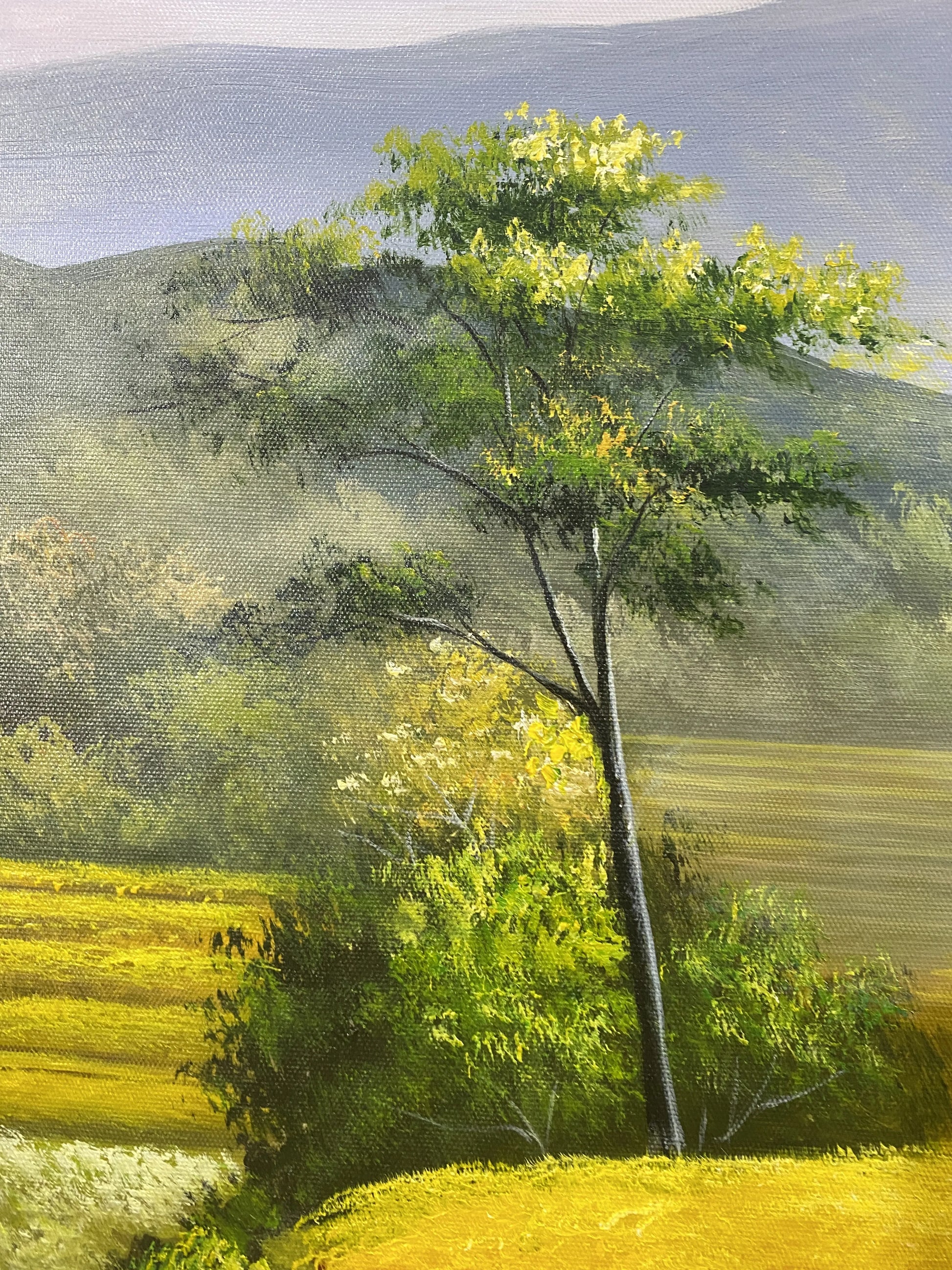 Golden Fields Landscape Wall Decor