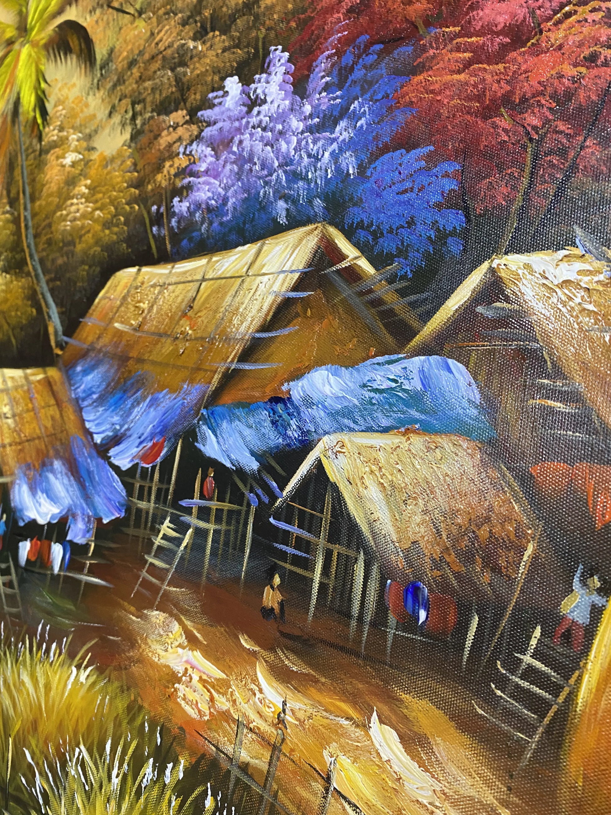 Vietnamese Village Living Room Wall Decor