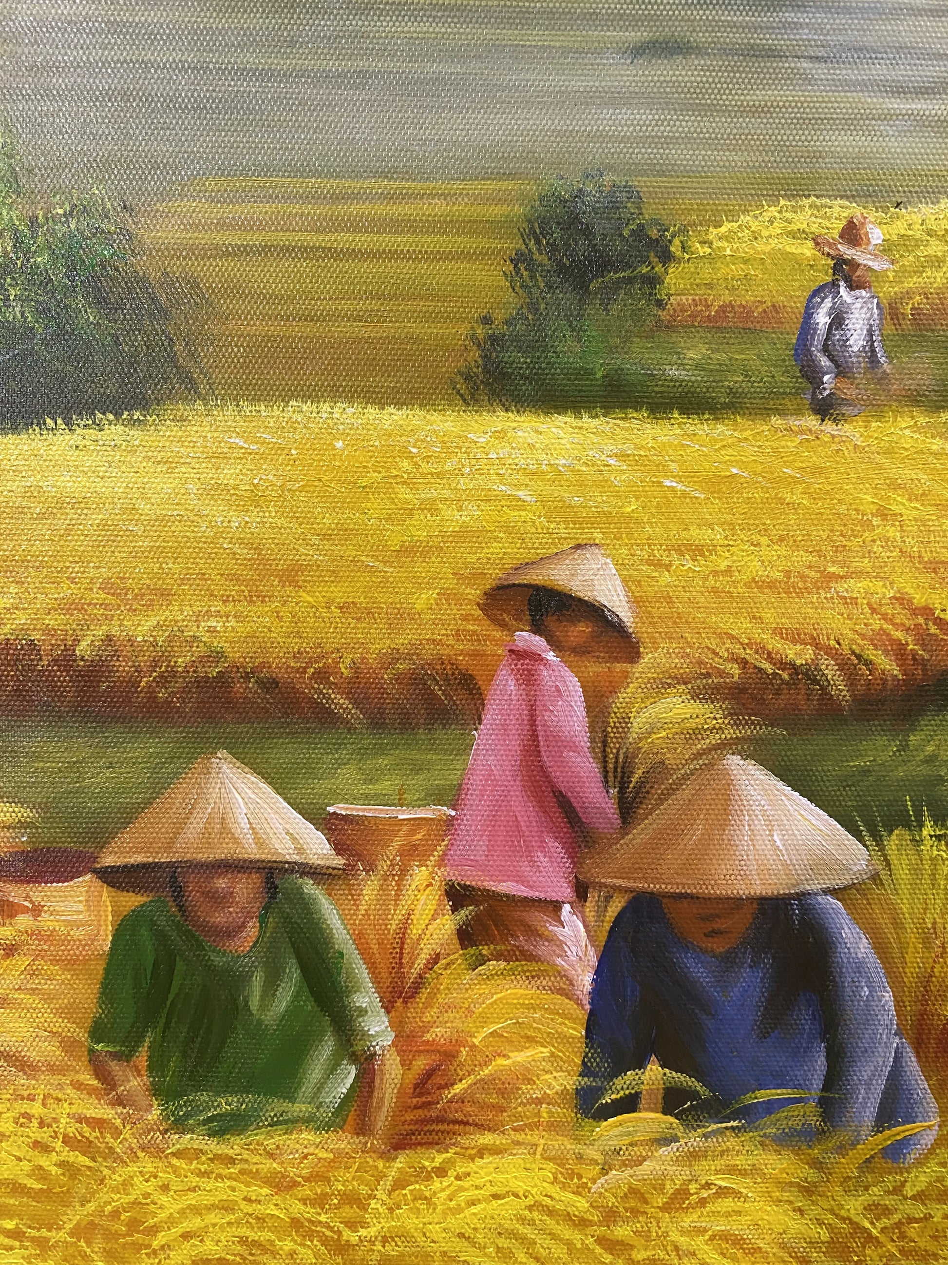 Golden Fields Landscape Wall Decor