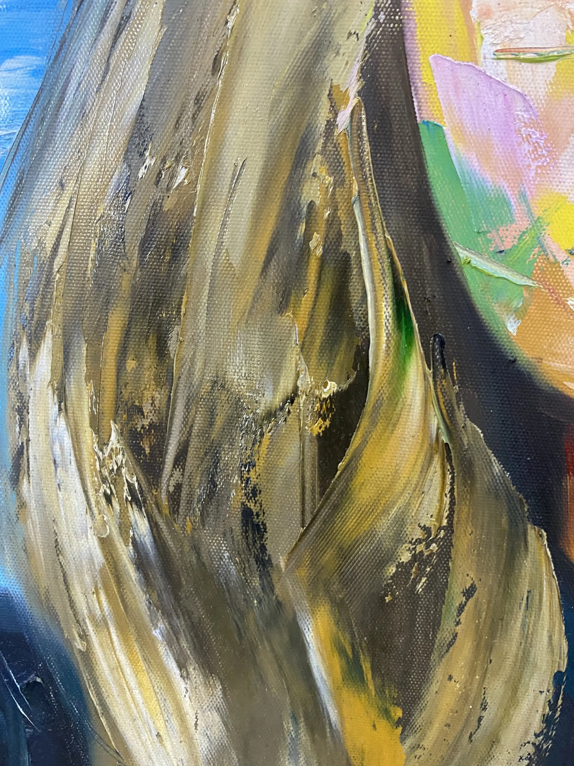 Custom Portrait Abstract Style Oil Painting