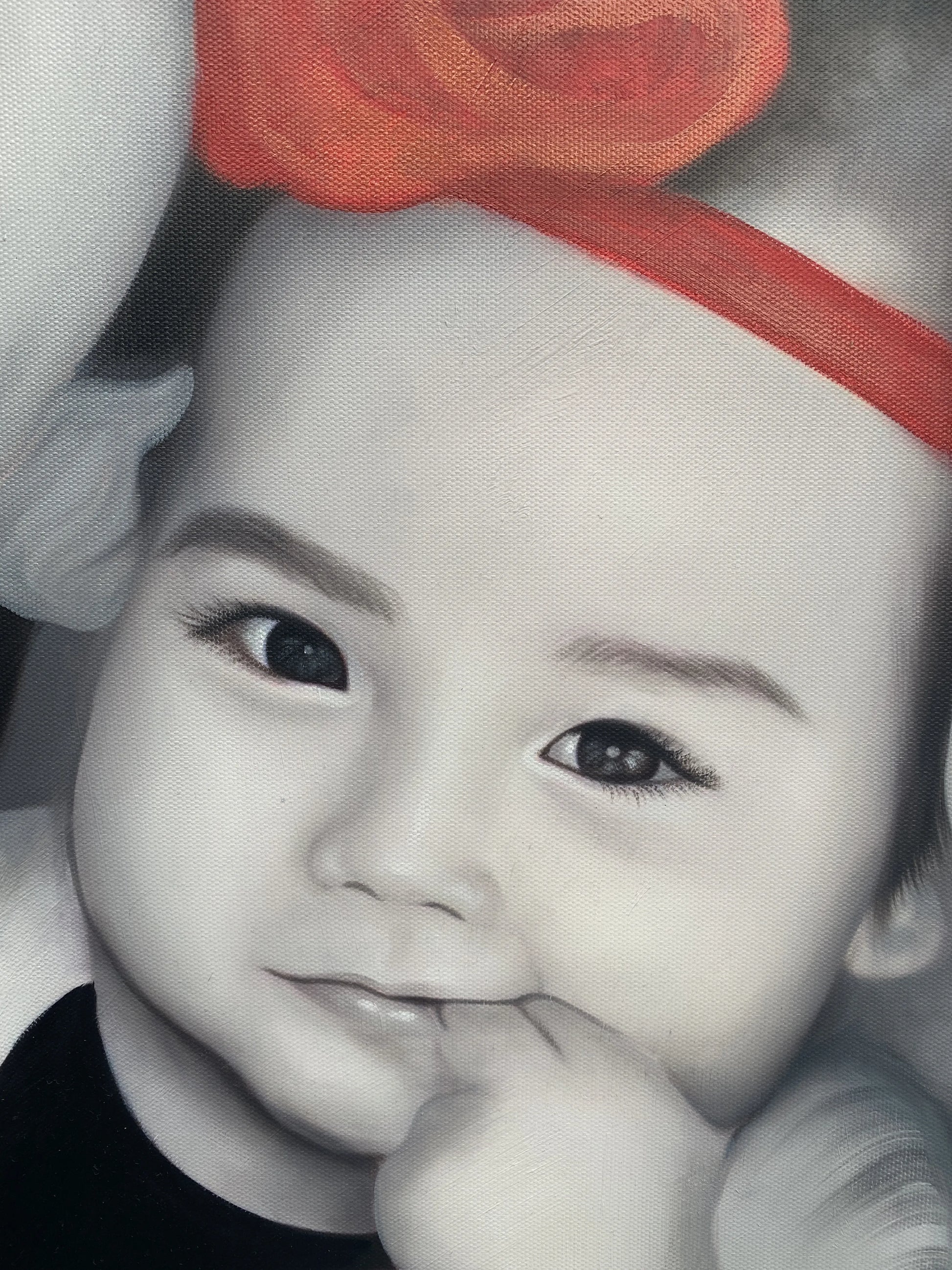Family Portrait from Photo on Canvas