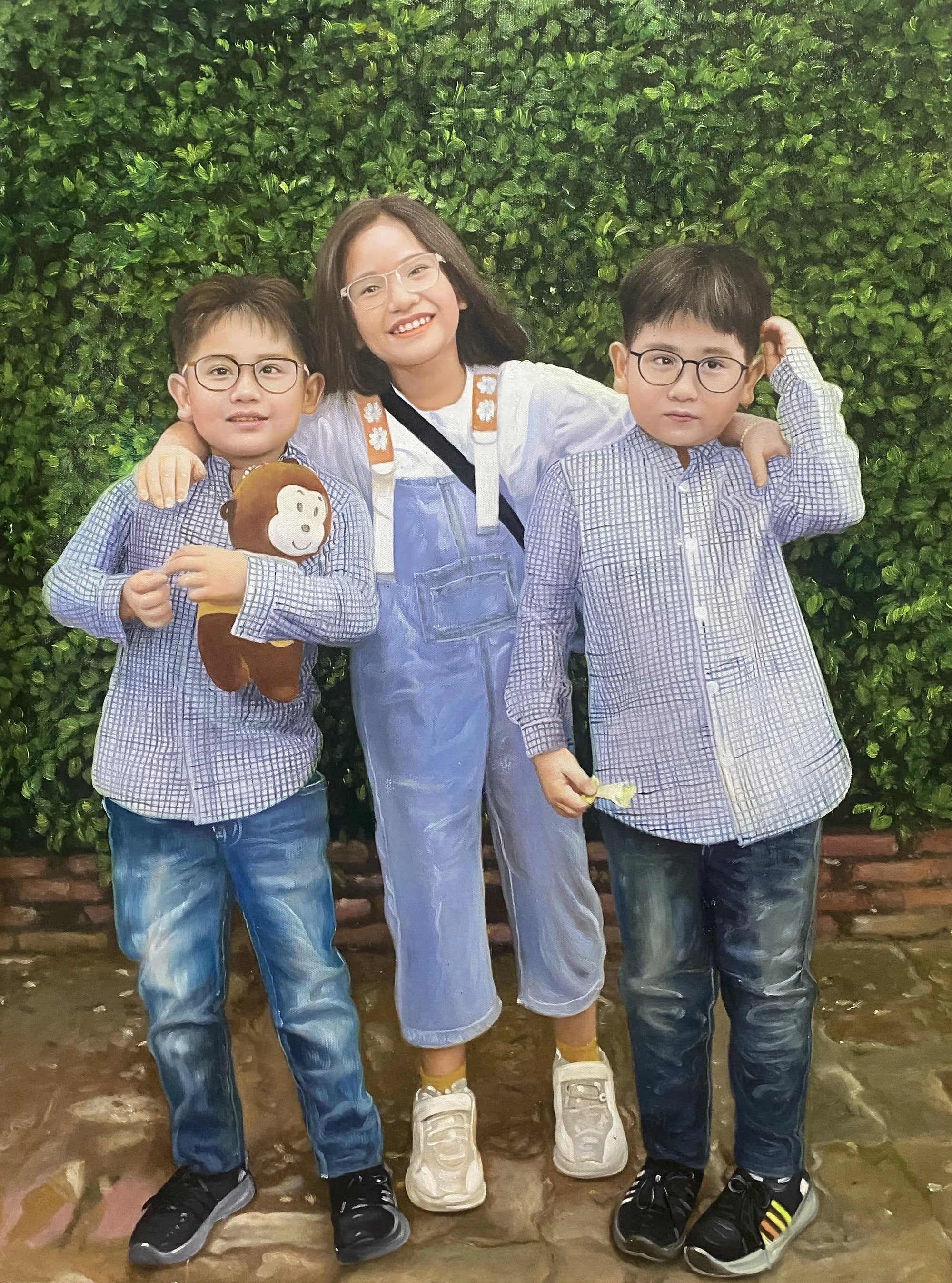 Custom Kid Portrait from Photo