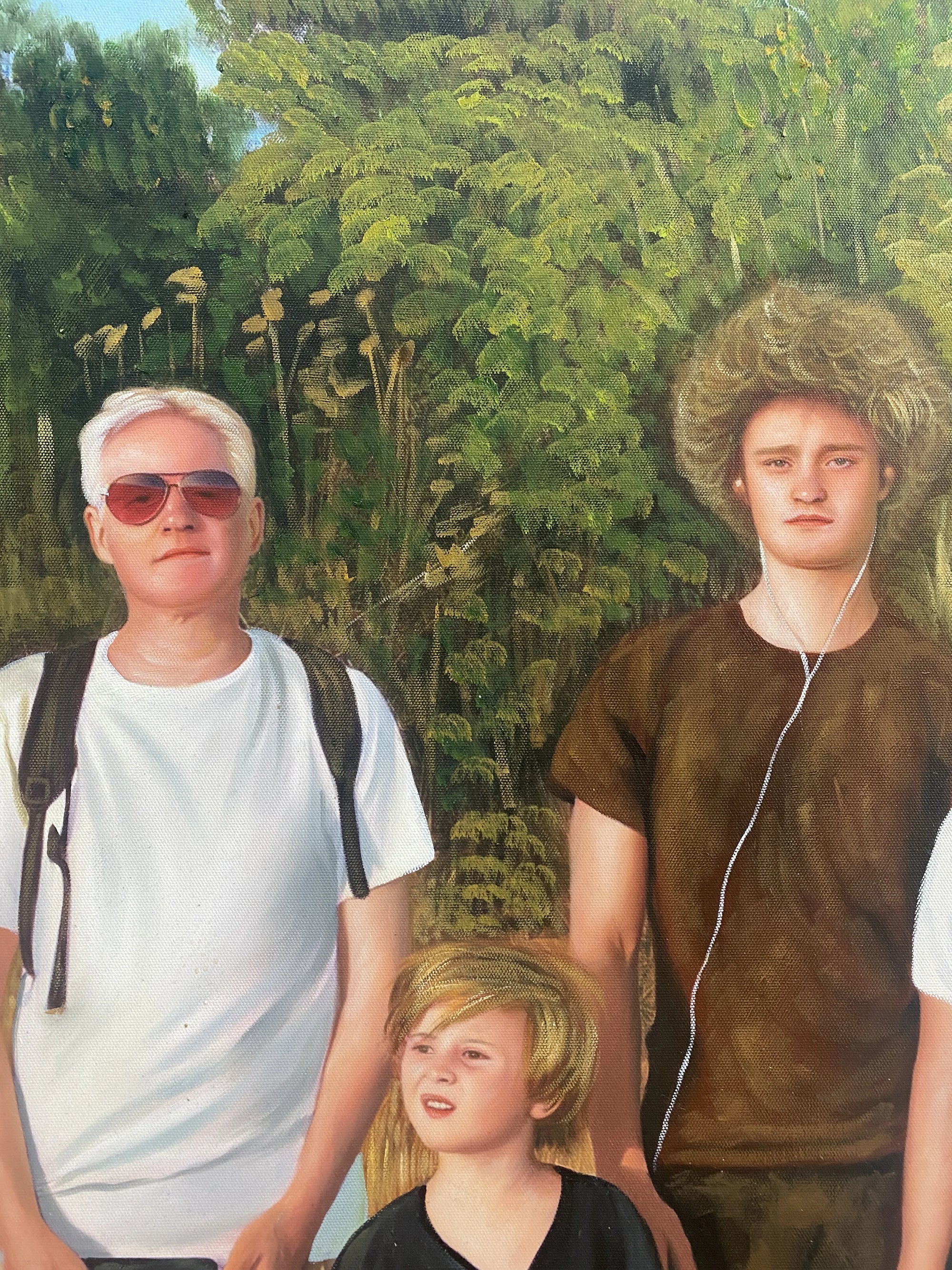 Custom Family Portrait from Photo Acrylic