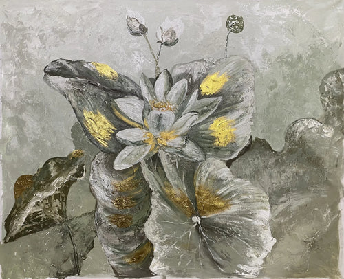 Abstract 3d Flower Wall Art Oil Painting