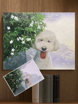 Pet Lost Gift Hand-painted Oil Painting