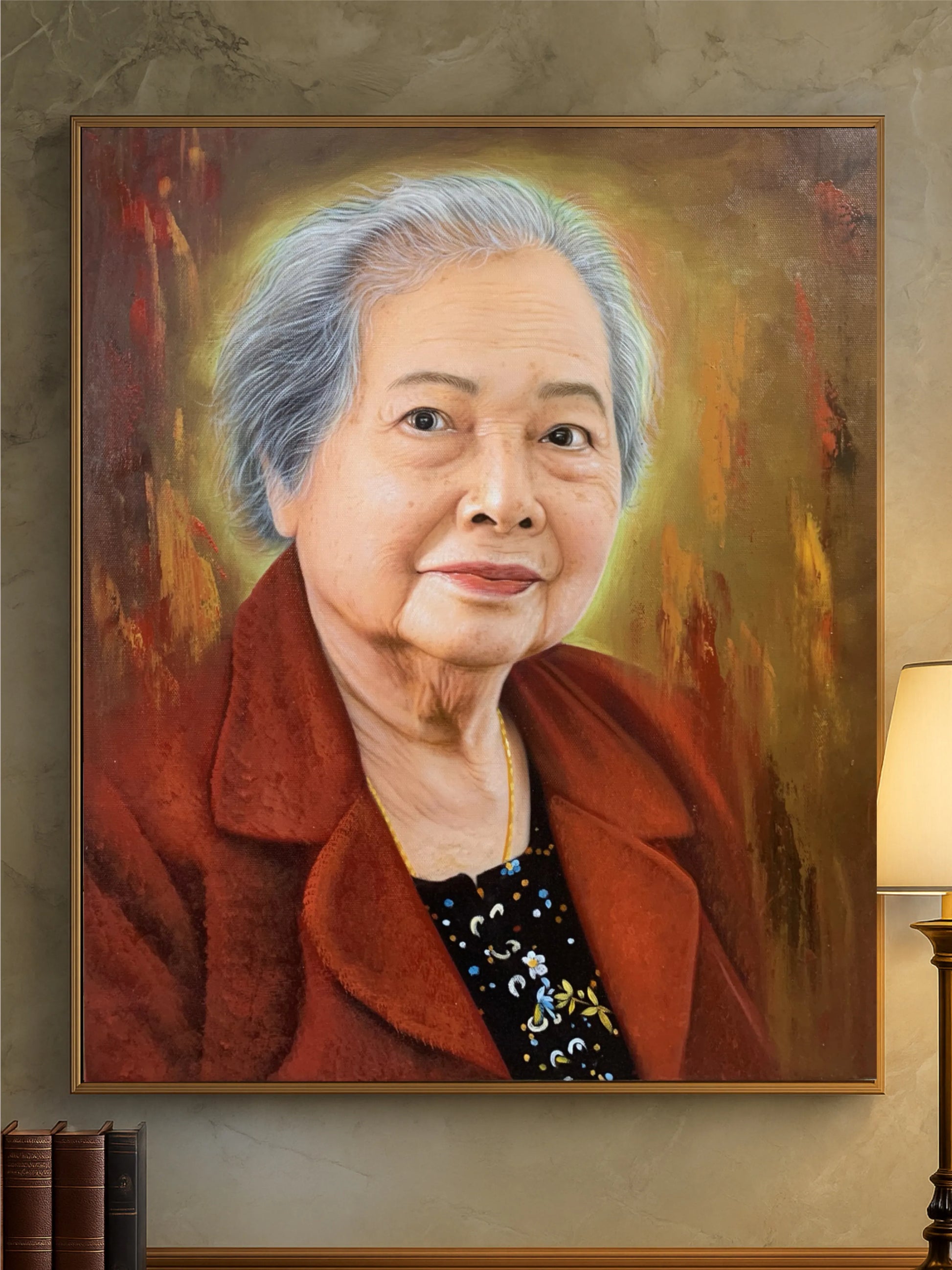 Custom Oil Painting Portrait on Canvas