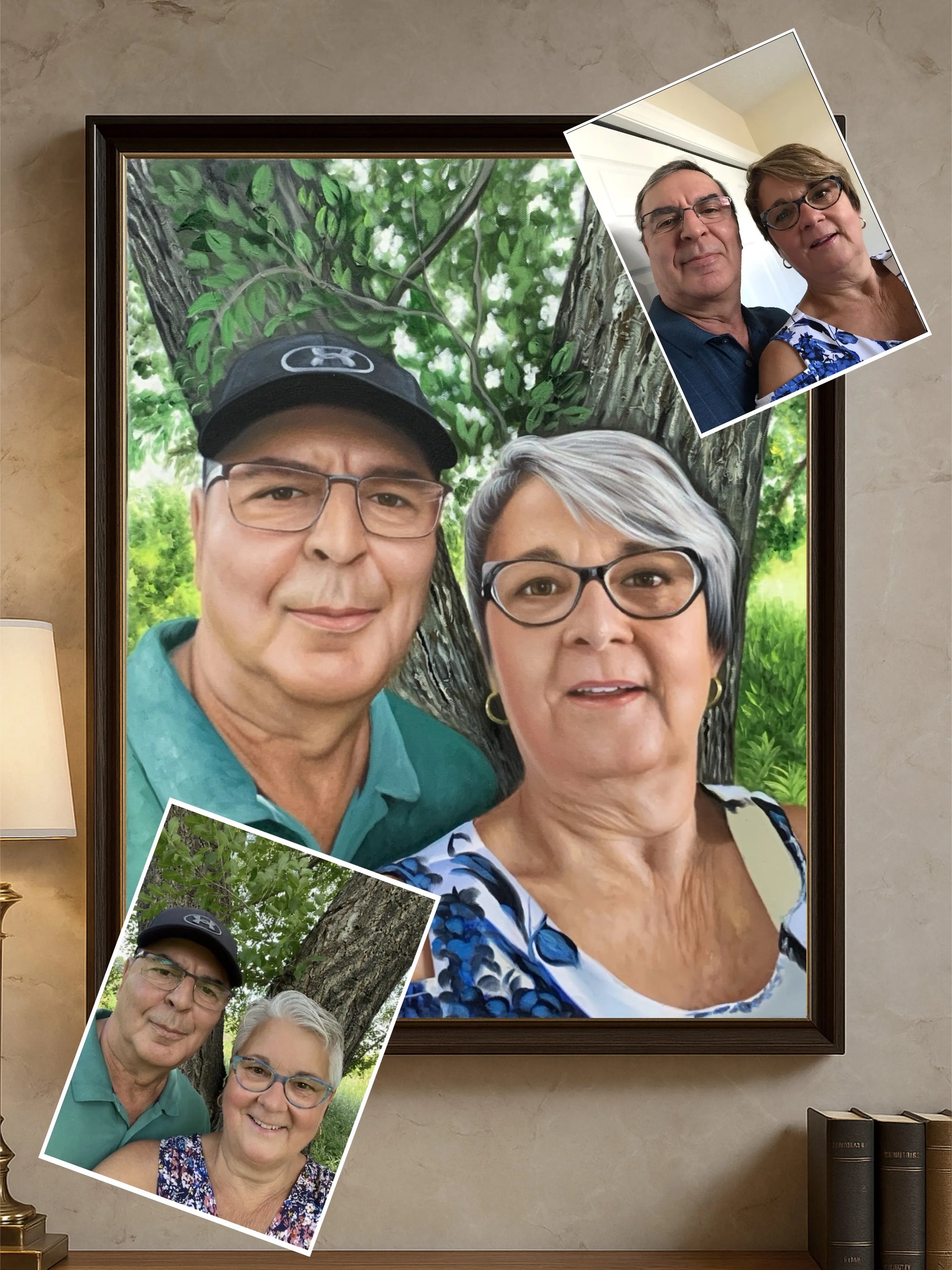 Personalized Anniversary Oil Painting
