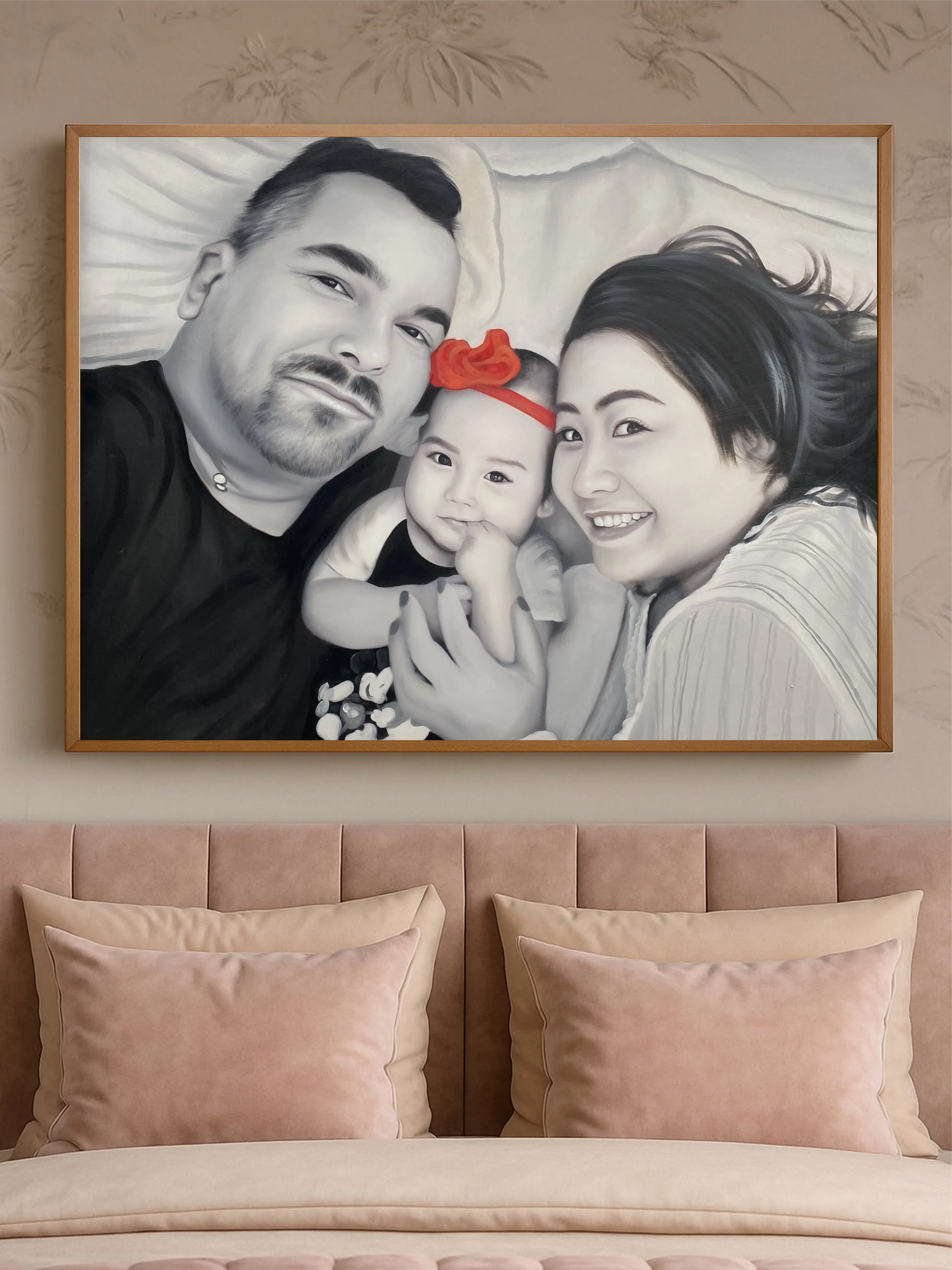 Custom Oil Painting Portrait on Canvas