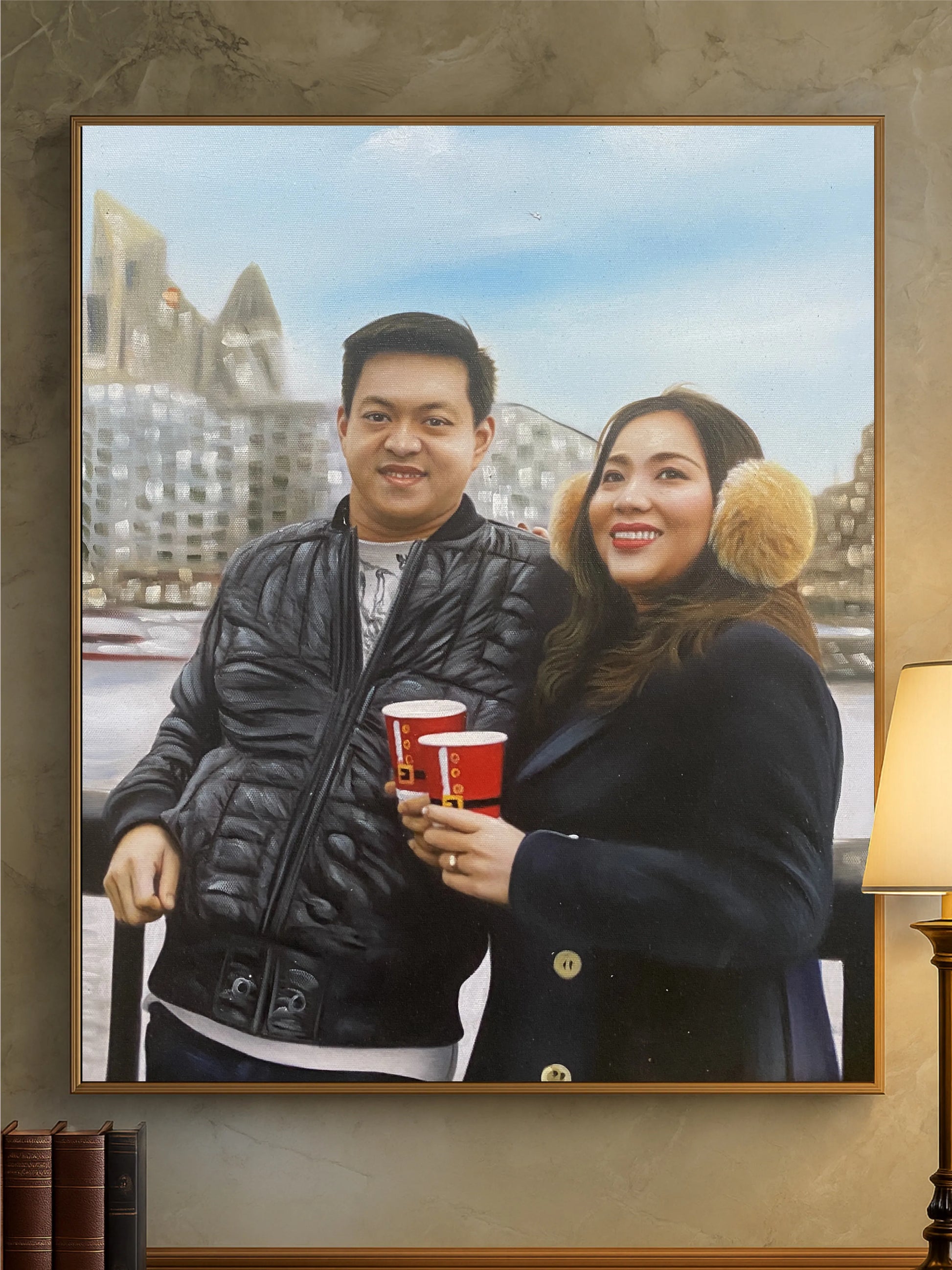 Custom Oil Painting Portrait on Canvas