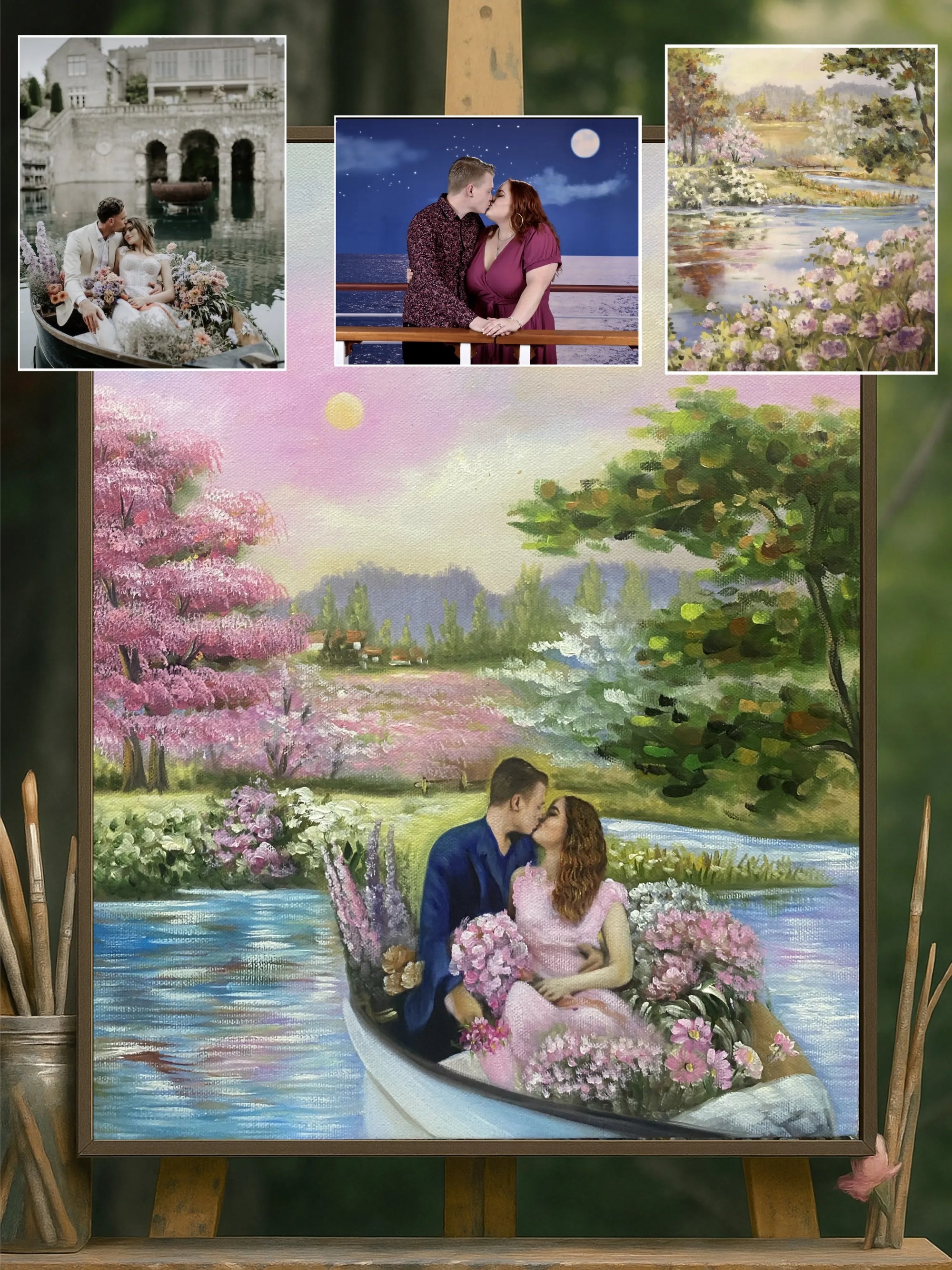 Custom Painting from Your Photo Collage