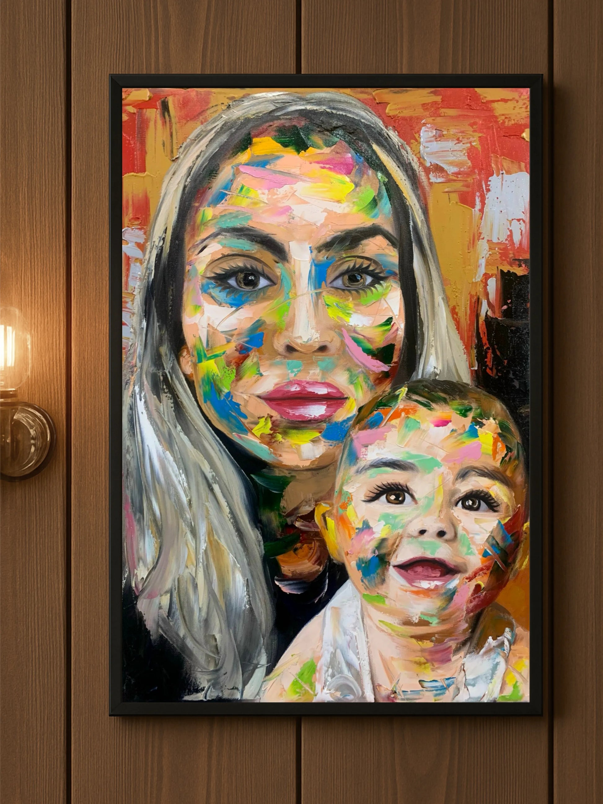 Custom Oil Painting Portrait on Canvas