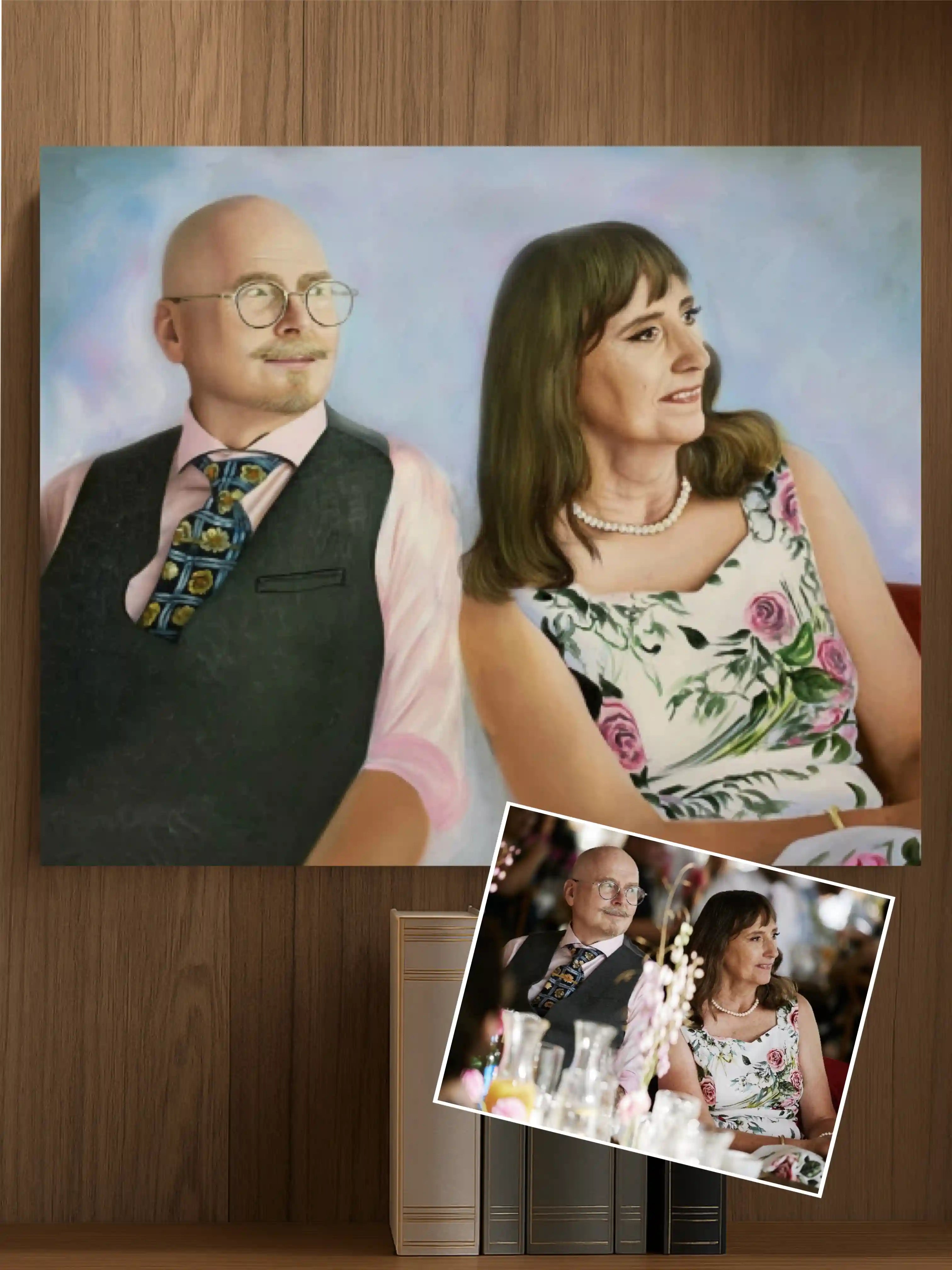 Custom Parent Portrait from Photo