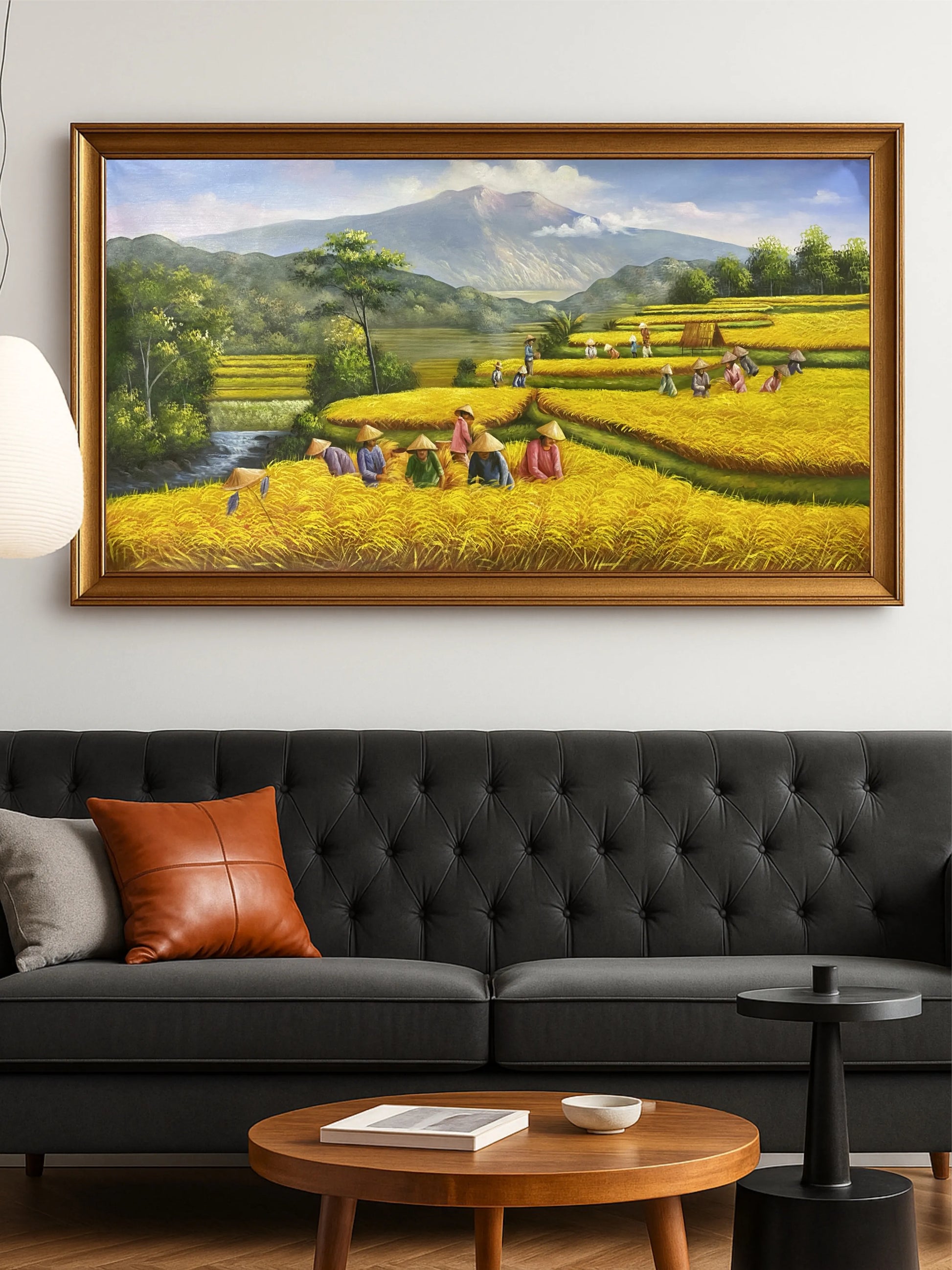 Golden Fields Landscape Wall Decor