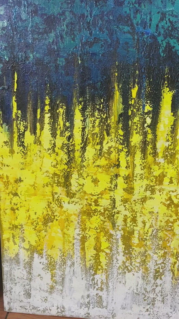 Large Abstract Art Oil Painting